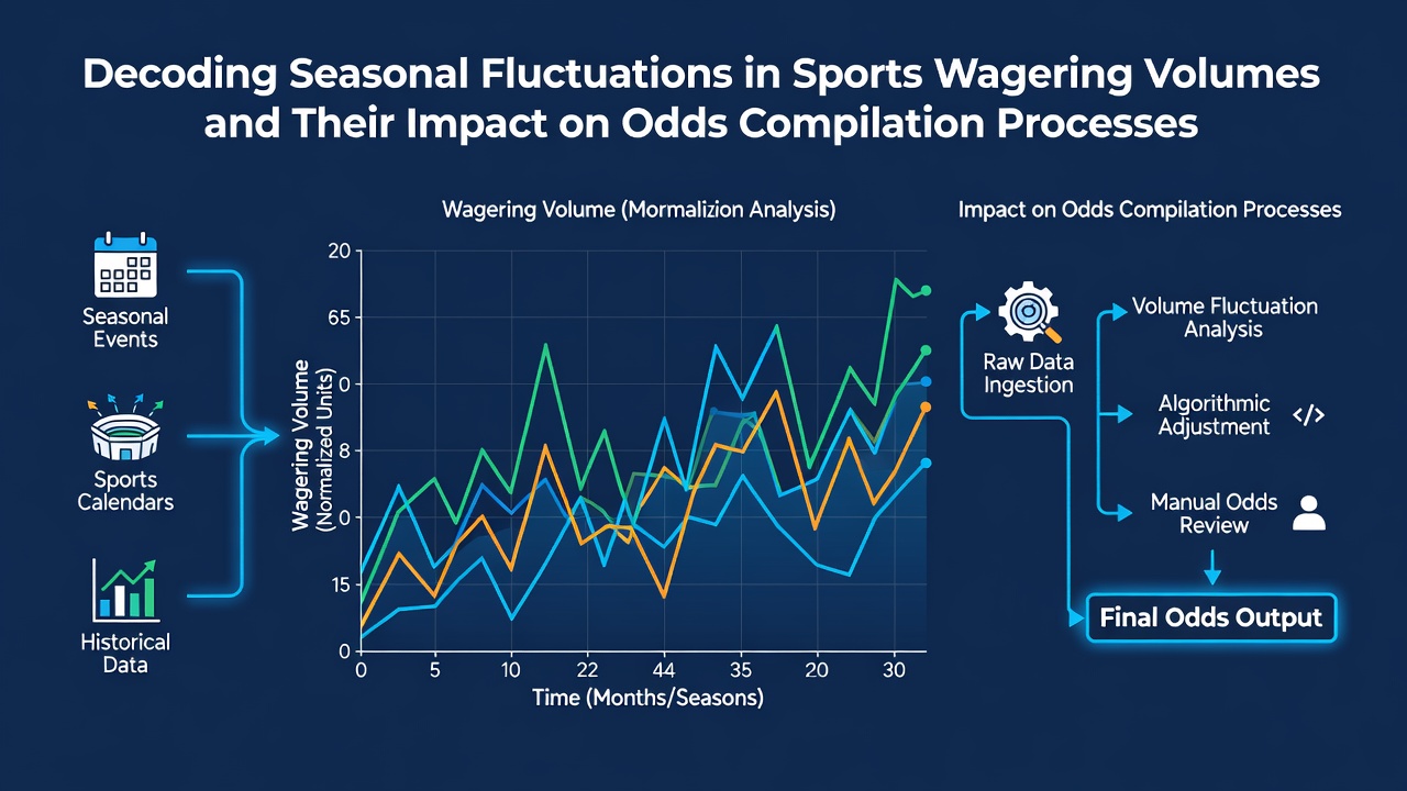 Illustration of odds compilation workflow during peak and off-peak betting seasons